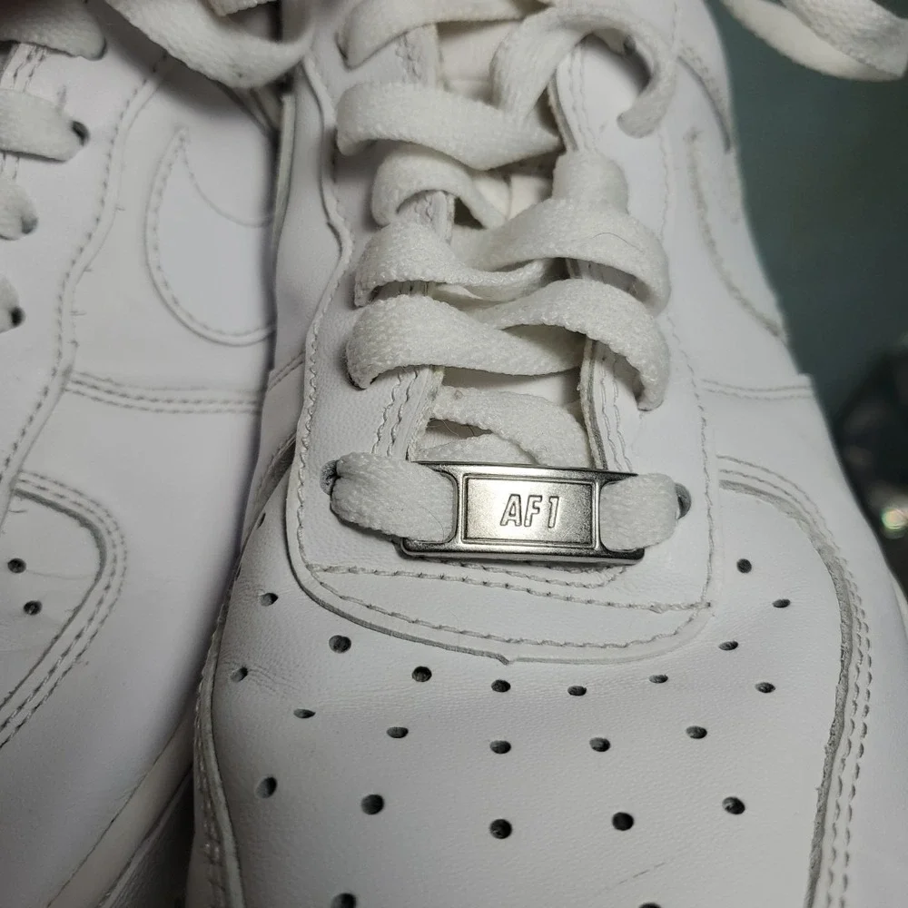 Nike Air Force 1 Low 08-2016 Womens Triple White Shoes 315115 Sz 7